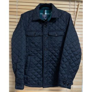 アバクロンビーアンドフィッチ(Abercrombie&Fitch)のアバクロンビー＆フィッチ/キルテッド シャツジャケット/ブラックUS Sサイズ(その他)