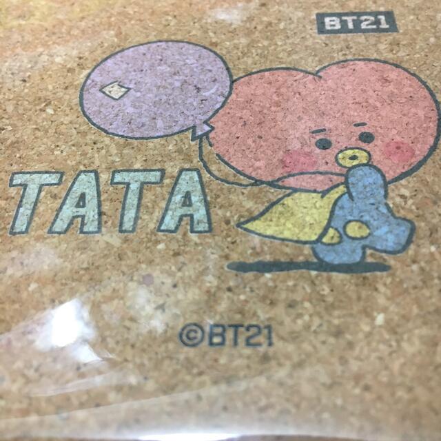 防弾少年団(BTS)(ボウダンショウネンダン)のBT21 minini TATA bt21 コースター　BTS テテ エンタメ/ホビーのおもちゃ/ぬいぐるみ(キャラクターグッズ)の商品写真