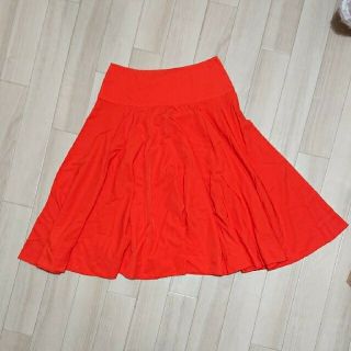 ユニクロ(UNIQLO)のUSED／ユニクロ フレアスカート  67cm(ひざ丈スカート)