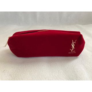 イヴサンローランボーテ(Yves Saint Laurent Beaute)の【YSL】新品 イヴサンローランミニポーチ レッド 【新品未使用】(ポーチ)