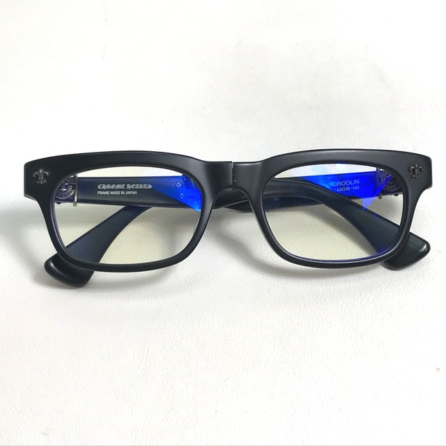 クロムハーツ CHROME HEARTS DROOLIN 折りたたみ 眼鏡 プラスチック