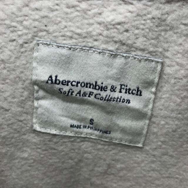 Abercrombie&Fitch(アバクロンビーアンドフィッチ)の【希少】アバクロ abercrombie スウェット ロンT 白 S レディースのトップス(Tシャツ(長袖/七分))の商品写真