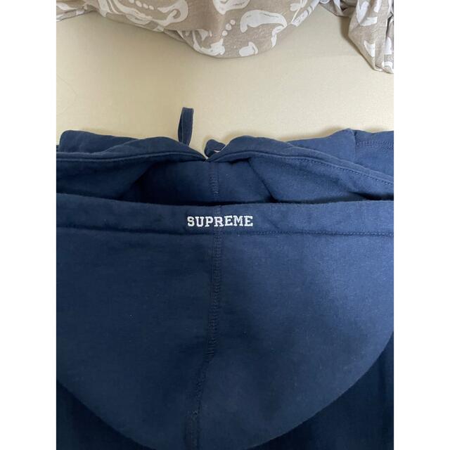 Supreme(シュプリーム)のSupreme  S logo hooded. ネイビー　　　　　S size メンズのトップス(パーカー)の商品写真