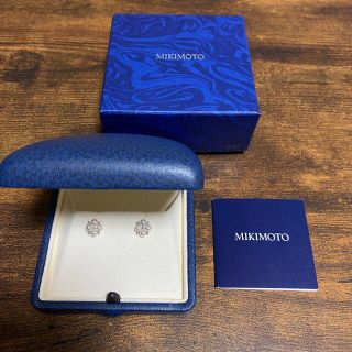 ミキモト(MIKIMOTO)のMIKIMOTO ベビーパール ピアス 現行品 K18 ホワイトゴールド(ピアス)