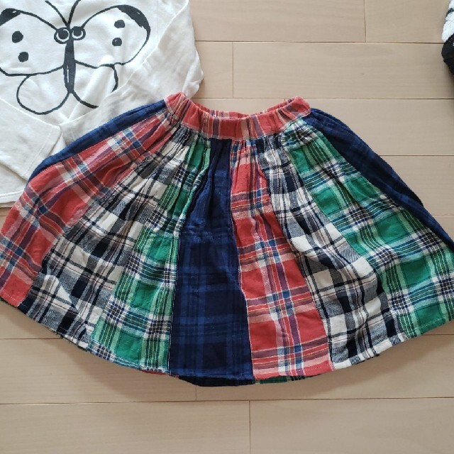 RUGGEDWORKS(ラゲッドワークス)のsaco様☆ラゲッドワークス　ロンT&スカート キッズ/ベビー/マタニティのキッズ服女の子用(90cm~)(Tシャツ/カットソー)の商品写真