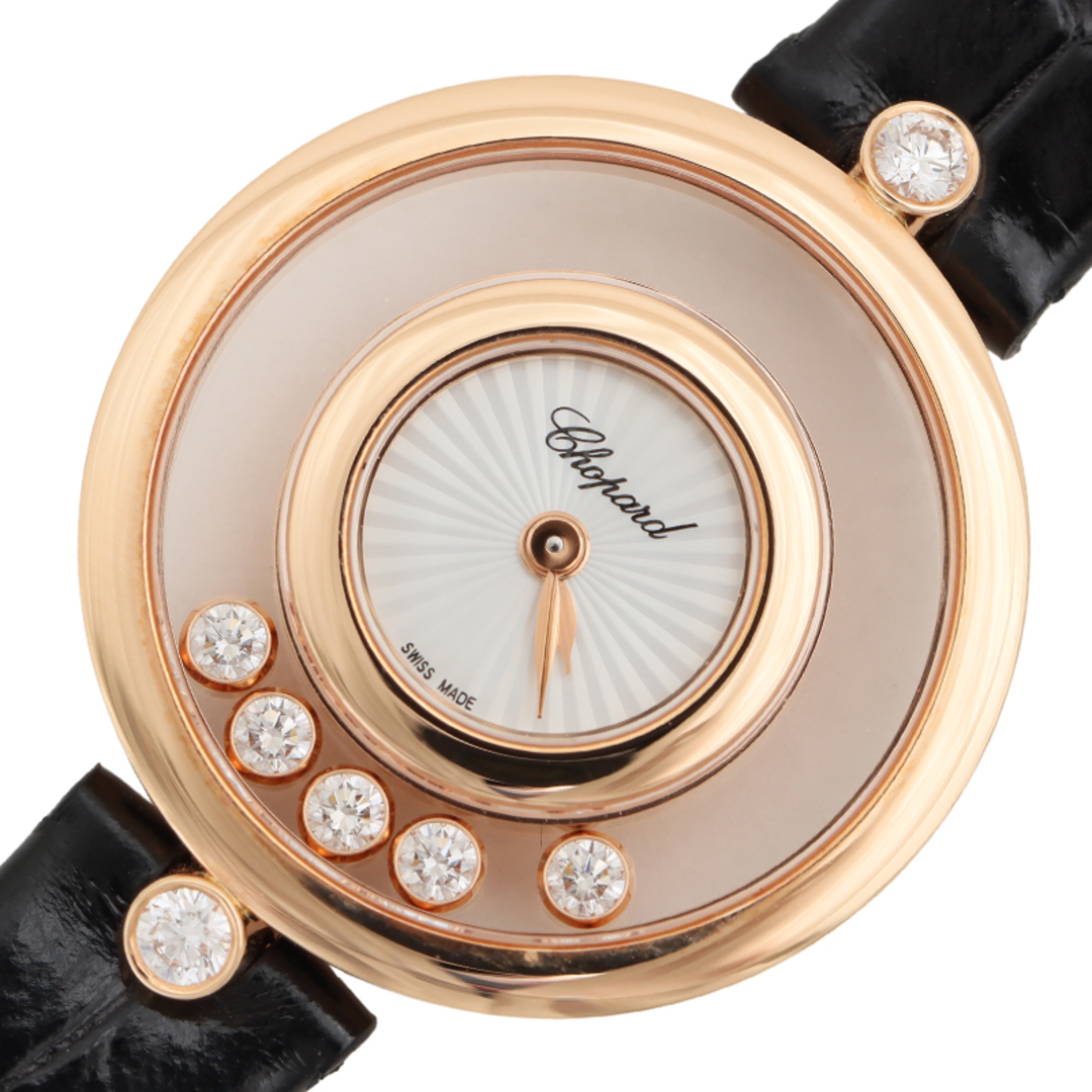 ショパール Chopard ハッピーダイヤモンド アイコン 209415-5001 K18ピンクゴールド 750PG クオーツ レディース 腕時計 | フリマアプリ ラクマ