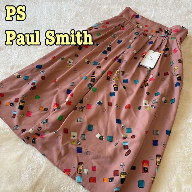 当社の Smith Paul - タグ付き 春色 総柄 ロングスカート ポールスミス Smith Paul PS ロングスカート