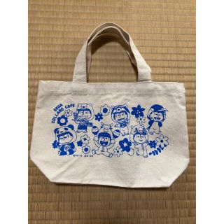 セガ(SEGA)のおそ松さんランチミニトートバッグ（青）中古(キャラクターグッズ)