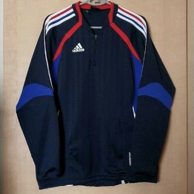 アディダス adidas ハーフジップアップ ジャージ Ｌ used 美品