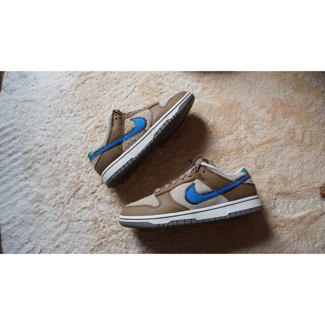 size? × Nike Dunk Low "Dark Driftwood靴/シューズ