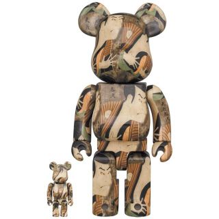 メディコムトイ(MEDICOM TOY)のBE@RBRICK 東洲斎写楽三代目大谷鬼次の奴江戸兵衛100％ & 400％ (その他)