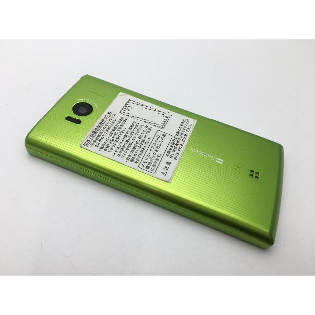 SHARP(シャープ)のsoftbank AQUOS PHONE 103SH グリーン◆美品◆368 スマホ/家電/カメラのスマートフォン/携帯電話(スマートフォン本体)の商品写真