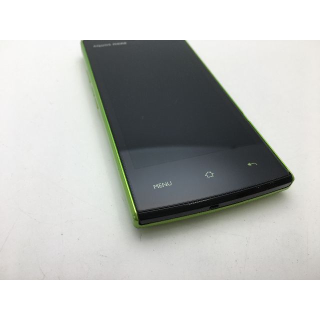 SHARP(シャープ)のsoftbank AQUOS PHONE 103SH グリーン◆美品◆368 スマホ/家電/カメラのスマートフォン/携帯電話(スマートフォン本体)の商品写真