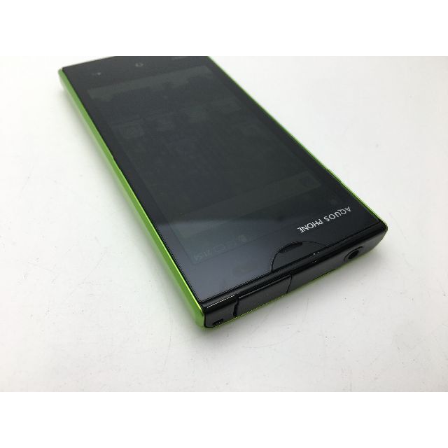 SHARP(シャープ)のsoftbank AQUOS PHONE 103SH グリーン◆美品◆369 スマホ/家電/カメラのスマートフォン/携帯電話(スマートフォン本体)の商品写真