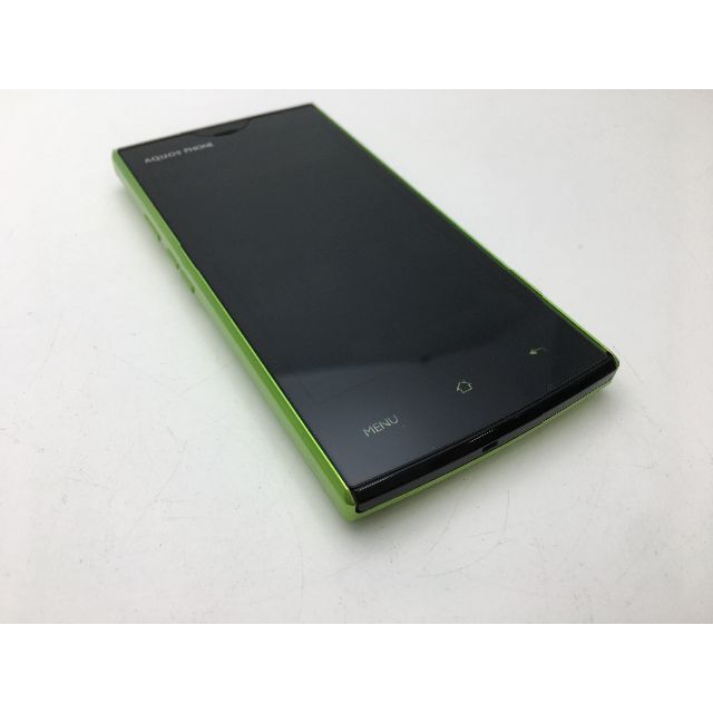 SHARP(シャープ)のsoftbank AQUOS PHONE 103SH グリーン◆美品◆369 スマホ/家電/カメラのスマートフォン/携帯電話(スマートフォン本体)の商品写真