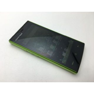 シャープ(SHARP)のsoftbank AQUOS PHONE 103SH グリーン◆美品◆369(スマートフォン本体)