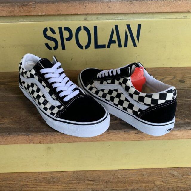 VANS(ヴァンズ)のVANS バンズ スケシュー【OLD SKOOL】黒/白チェック 25cm スポーツ/アウトドアのスポーツ/アウトドア その他(スケートボード)の商品写真