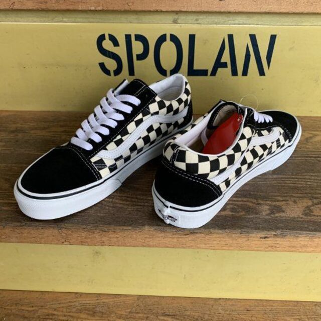 VANS(ヴァンズ)のVANS バンズ スケシュー【OLD SKOOL】黒/白チェック 25cm スポーツ/アウトドアのスポーツ/アウトドア その他(スケートボード)の商品写真