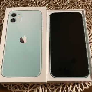 アイフォーン(iPhone)のiPhone11 ミント グリーン(スマートフォン本体)