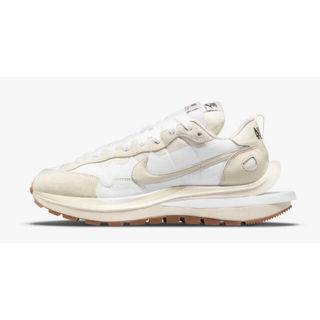 23cm NIKE SACAI VAPORWAFFLE WHITE BLACK