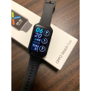 オッポ(OPPO)のOPPO Watch Free ブラック(ウェアラブルウォッチ 中古品)(その他)