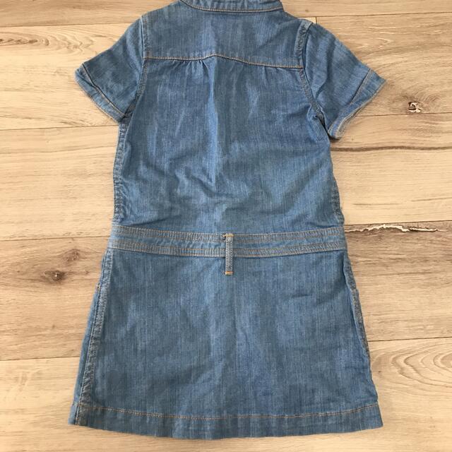 babyGAP(ベビーギャップ)のデニムワンピース110 キッズ/ベビー/マタニティのキッズ服女の子用(90cm~)(ワンピース)の商品写真