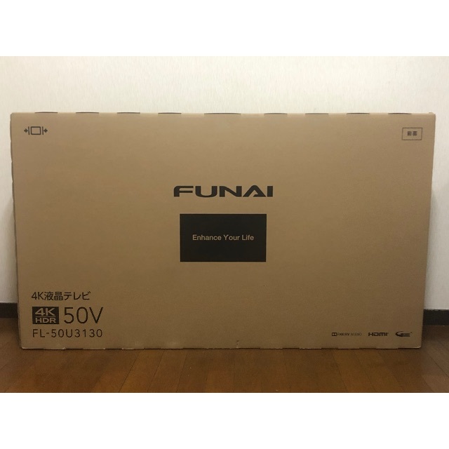 4K液晶テレビ(50V FUNAI FL-50U3130)