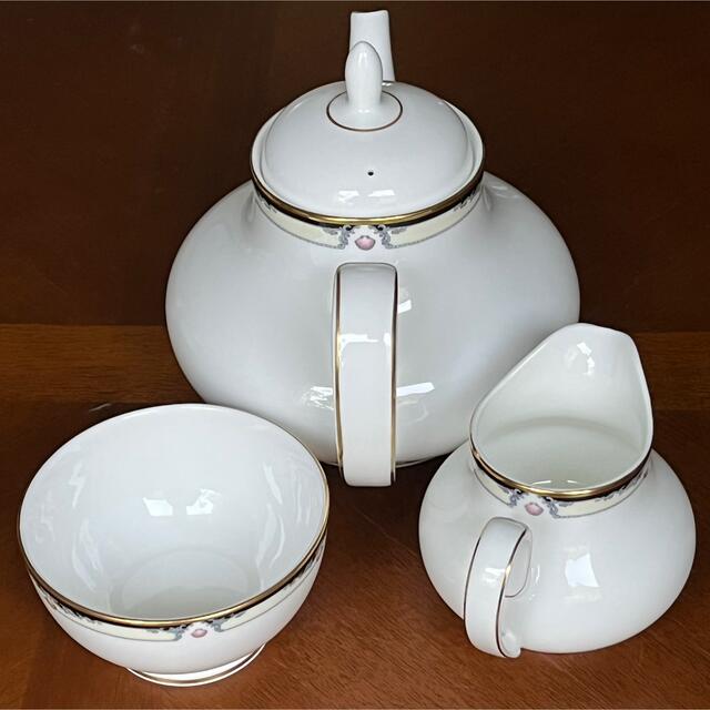 Royal Doulton(ロイヤルドルトン)の【レア美品】ロイヤルドルトン★ロードス★ティーポットセット インテリア/住まい/日用品のキッチン/食器(食器)の商品写真