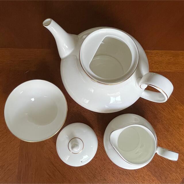 Royal Doulton(ロイヤルドルトン)の【レア美品】ロイヤルドルトン★ロードス★ティーポットセット インテリア/住まい/日用品のキッチン/食器(食器)の商品写真