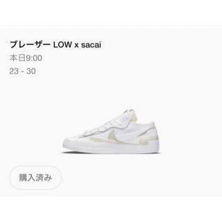 サカイ(sacai)のNIKE ブレーザーLow sacai(スニーカー)