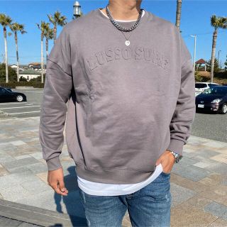 ロンハーマン(Ron Herman)のサーフブランド☆LUSSO SURF エンボスロゴセーター　スウェット　RVCA(スウェット)