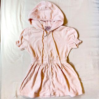 ジューシークチュール(Juicy Couture)の超美品！JuicyCouture 半袖　ベビーピンク　パーカー　S　パイル生地(パーカー)