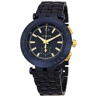 ヴェルサーチ(VERSACE)の[ヴェルサーチ] 腕時計 VAH050016 並行輸入品 ネイビー(腕時計(アナログ))