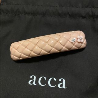 アッカ(acca)のアッカのレトロビアンキシリーズのピンクバレッタ(バレッタ/ヘアクリップ)