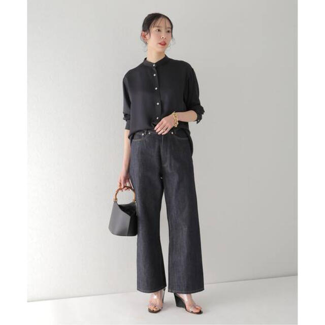 Plage(プラージュ)の美品■プラージュ satin plain シャツ■トゥモローランド イエナ レディースのトップス(シャツ/ブラウス(長袖/七分))の商品写真