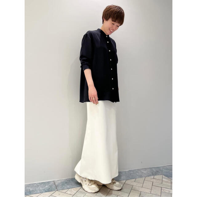 美品■プラージュ satin plain シャツ■トゥモローランド イエナ 9