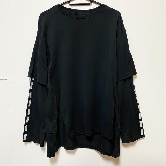 1回着用のみ！ほぼ新品♡GRIS グリ BLACK ロンT XLサイズ