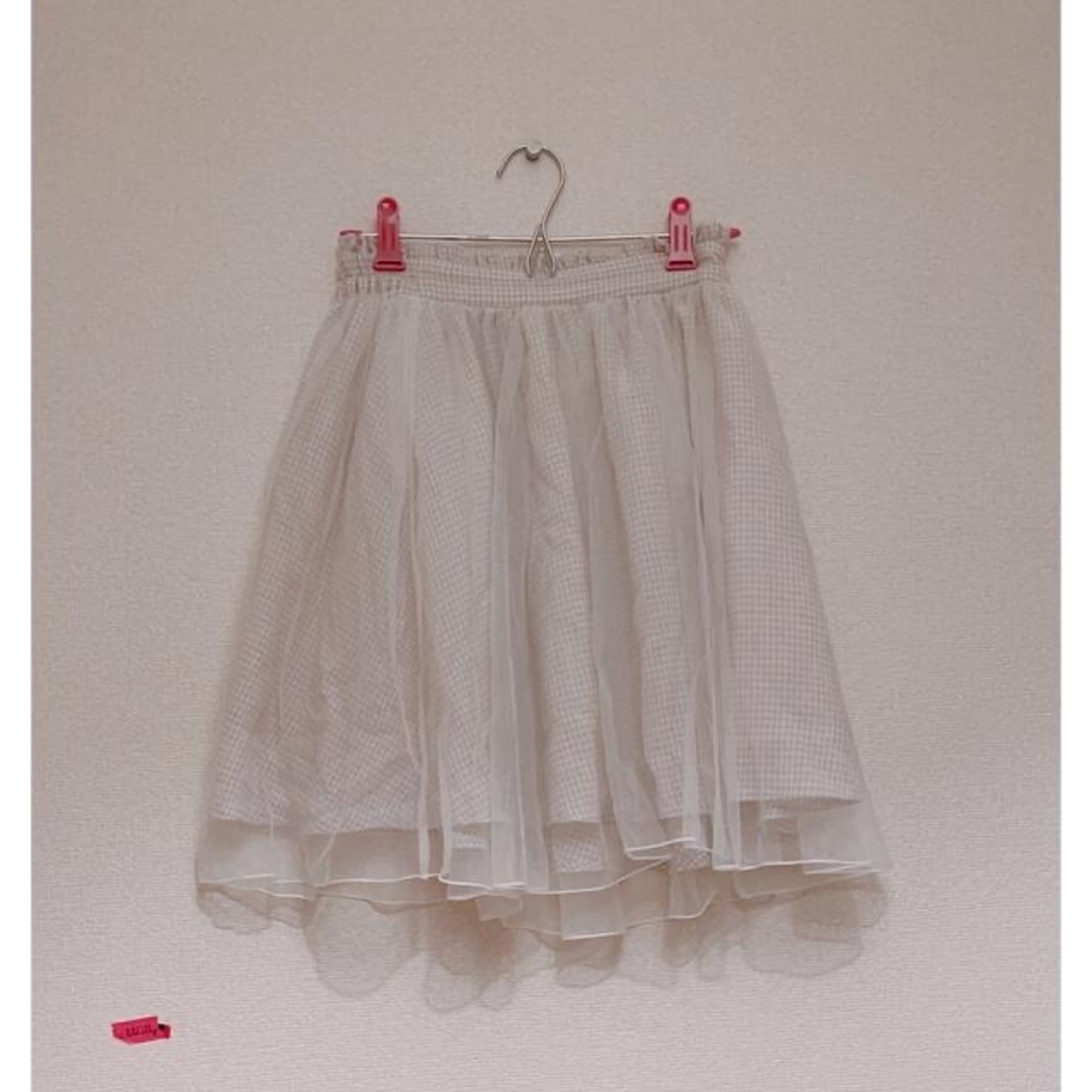 Ank Rouge(アンクルージュ)のアンクルージュ　チュールスカート レディースのスカート(ミニスカート)の商品写真