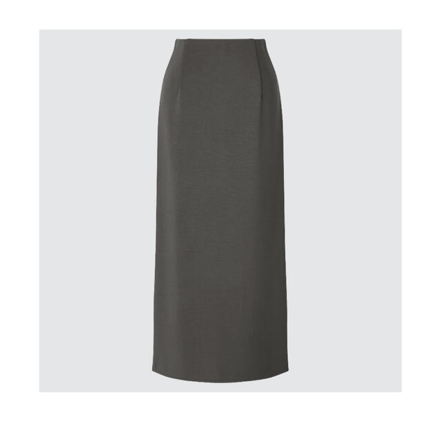 UNIQLO(ユニクロ)のユニクロのストレッチダブルフェイスナロースカート レディースのスカート(ロングスカート)の商品写真