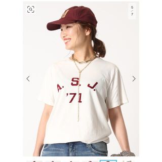 ドゥーズィエムクラス(DEUXIEME CLASSE)の一時的にお値下げ！REMI RELIEF レミ リリーフ　A.S.J Tシャツ(Tシャツ(半袖/袖なし))