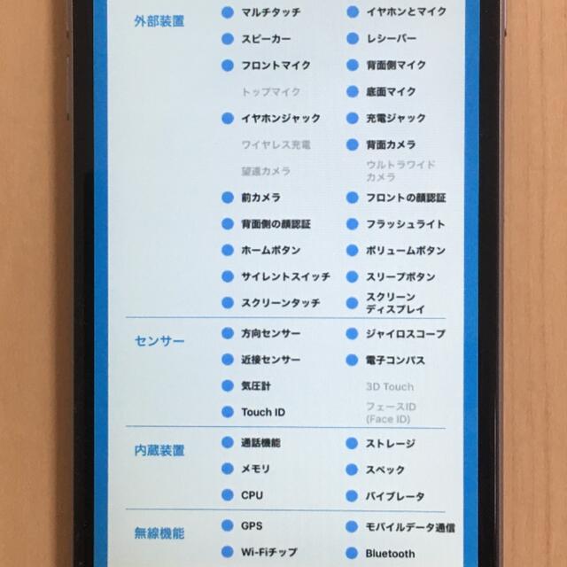 iPhone(アイフォーン)の未使用に近い 美品 iPhone 6 64GB docomo バッテリー100% スマホ/家電/カメラのスマートフォン/携帯電話(スマートフォン本体)の商品写真