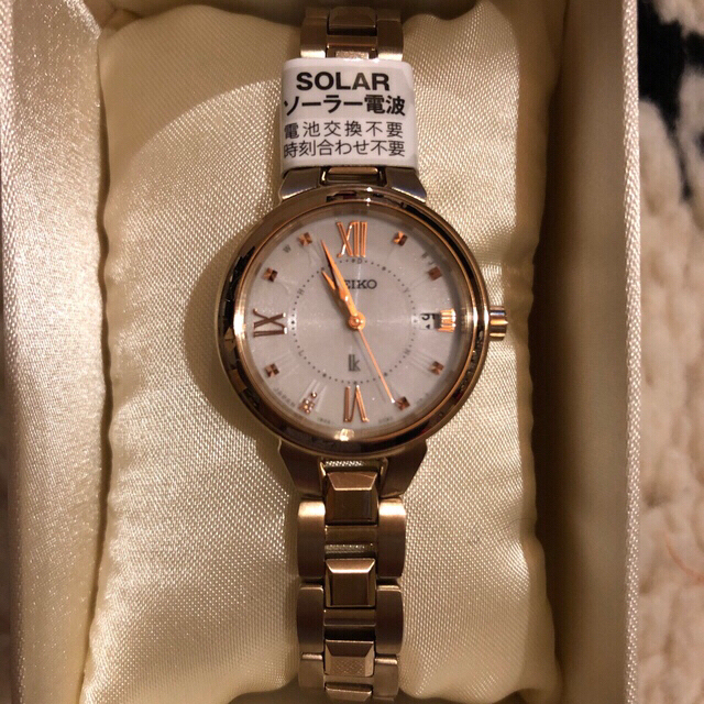 直営店に限定 SEIKO - 【SEIKO】セイコー『ルキア』 腕時計 新品未使用 保証書付 電波クォーツ 腕時計
