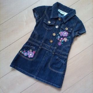 カーターズ(carter's)のsa様専用　CARTERS　刺繍デニムワンピース　フラワーワンピース　2点(ワンピース)