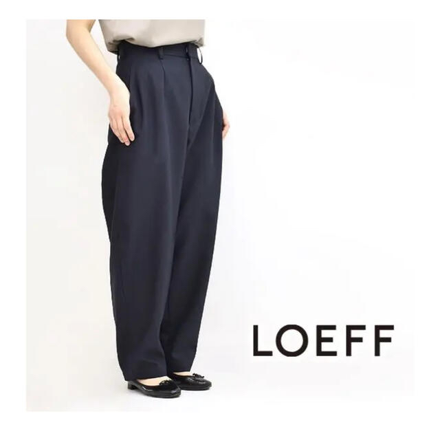 今季新品タグ付き　LOEFF（ロエフ）　TC ボンタン パンツ　サイズ1 黒