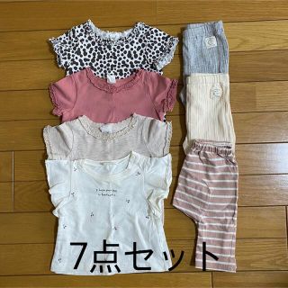 エイチアンドエイチ(H&H)の女の子　子ども服　まとめ売り　7点セット(Ｔシャツ)