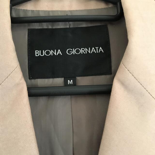 BUONA GIORNATA(ボナジョルナータ)のボナジョルナータ　テーラードジャケット ベージュ レディースのジャケット/アウター(テーラードジャケット)の商品写真