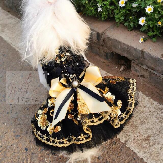 豪華 犬 ワンピース 犬服 可愛い 犬の服 猫服 XS～XL