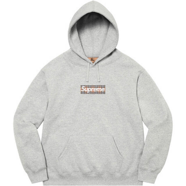 充実の品 - Supreme Supreme M Sweatshirt Logo Box Burberry パーカー