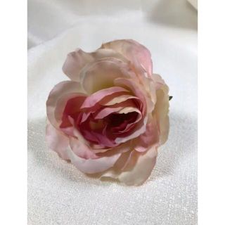 コサージュ ピンク 一輪 薔薇 ローズ 神戸高級造花 入園式 入学式 アクセ(コサージュ/ブローチ)