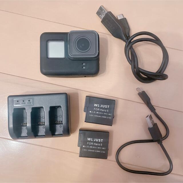 GoPro HERO5 BLACK  3Wayグリップ/カバー/予備バッテリー付